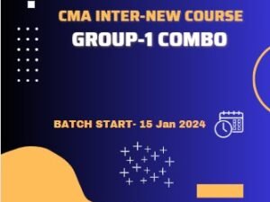 CMA INTER : GROUP 1 COMBO